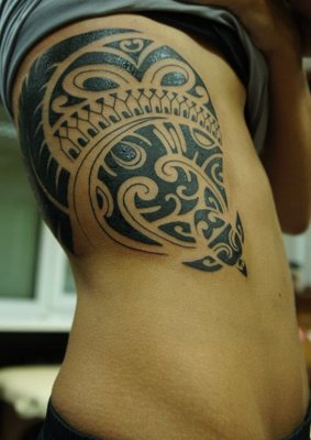  Tatouage maori, polynésien sur les côtes